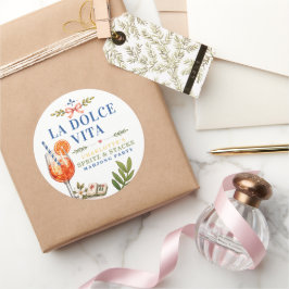 La Dolce Vita Mahjong Spritz & Stacks Runt Klistermärke