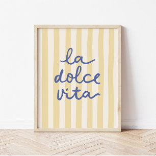 La Dolce Vita Mediterranean Italiana Positano Poster