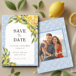La Dolce Vita - Mediterranean Lemon Save Date Spara Datumet