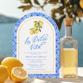 La Dolce Vita Mediterranean Möhippa Inbjudningar