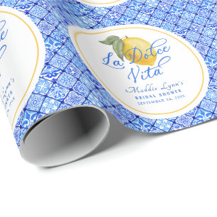 La Dolce Vita Personlig Bröllopsdusch Presentpapper
