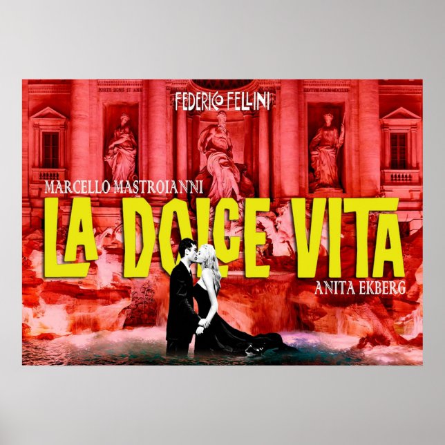 LA DOLCE VITA POSTER (Framsidan)