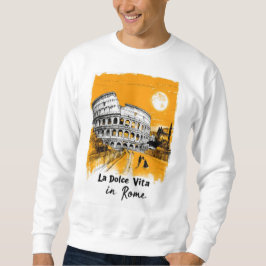 La Dolce Vita - Poster Art Lång Ärmad Tröja