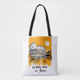La Dolce Vita - Poster Art Tygkasse
