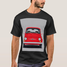 La Dolce Vita: Red Fiat 500 T-Shirt