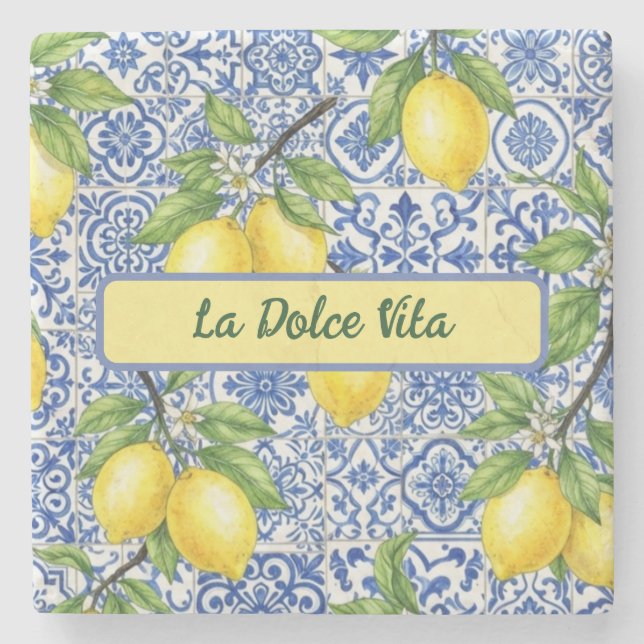 La Dolce Vita Sicilien Stenunderlägg (Framsidan)