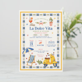 La Dolce Vita Spritz & Stacks Mahjong-fest Inbjudningar