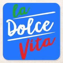 La Dolce Vita: Square Underlägg