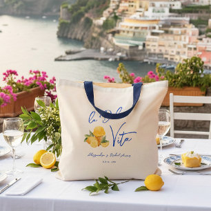 La Dolce Vita Stilsäker italiensk sommarbröllopsfe Tygkasse