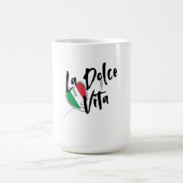 LA DOLCE VITA ,THE ITALIAN SWEET LIFE KAFFEMUGG