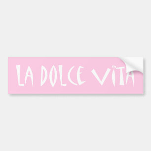 La Dolce Vita väljer din färg Bildekal