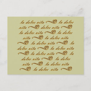 La Dolce Vita Vykort