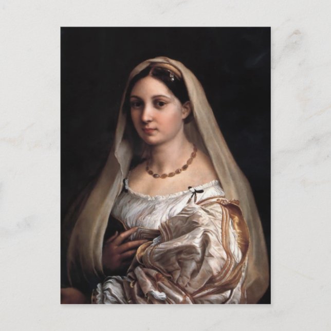 La Donna Velata-vykort Vykort (Framsida)