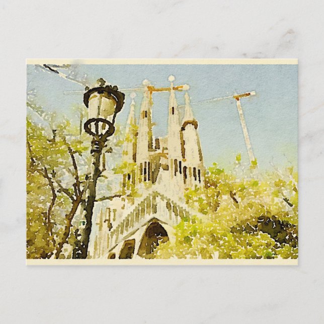 La Familia Sagrada Vykort (Framsida)