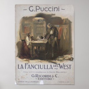 La Fanciulla del Väster Opera Poster
