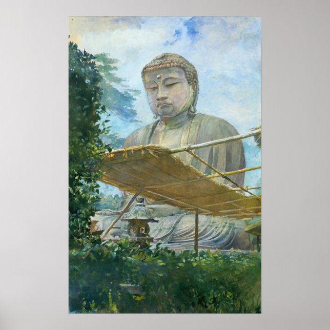 La Farge - Den stora Amida Buddha-statyn i Ka… Poster (Framsidan)