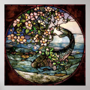 La Farge - fisken 1890 Poster