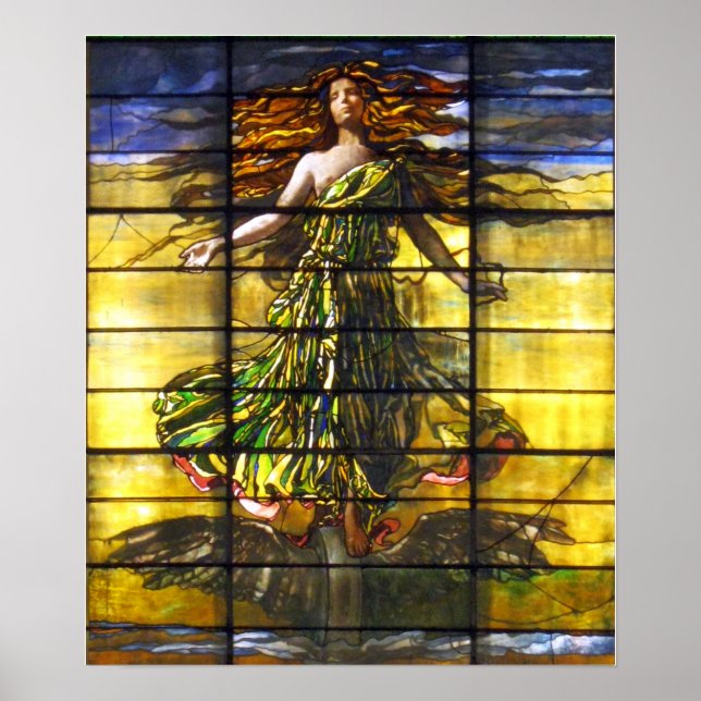 La Farge - Fortuna och hennes hjul Poster (Framsidan)