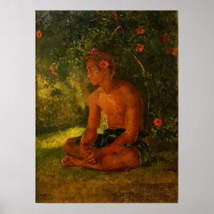 La Farge - Skiss av Maua Apia En av våra båtcr… Poster