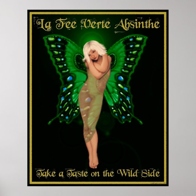 La Fee Verte Absinthe Poster (Framsidan)