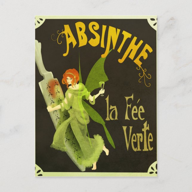 La Fee Verte Vykort (Framsida)