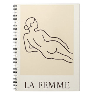 La Femme - Minimalistisk Elegant-planerare Anteckningsbok