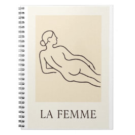 La Femme - Minimalistisk Elegant-planerare Anteckningsbok