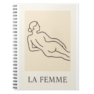 La Femme - Minimalistisk Elegant-planerare Anteckningsbok
