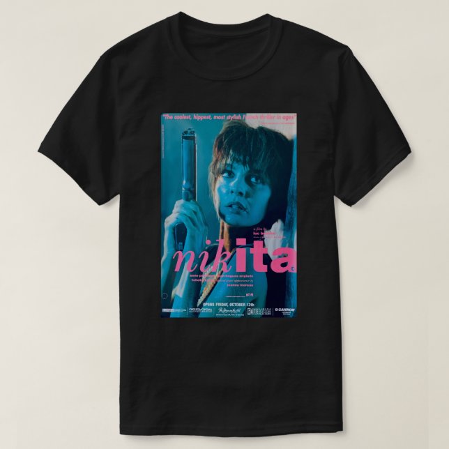La Femme Nikita Poster T Shirt (Design framsida)