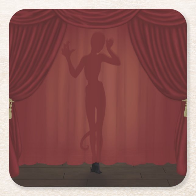 La Fin Absolue Underlägg Papper Kvadrat (Framsidan)