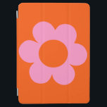 La Fleur 01 Retro Blommigt Orange Rosa Preppy Flow iPad Air Skydd<br><div class="desc">Blommigt av abstrakt Retro Skriv ut - La Fleur - Orange och Rosa.</div>