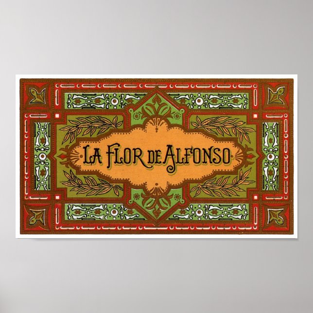 La Flor De Alfonso Poster (Framsidan)