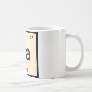 La - Flottkemi Periodiska Systemet Symbol Kaffemugg