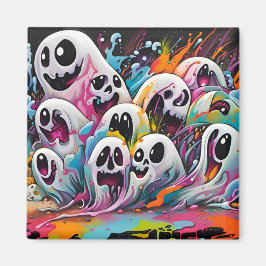 La fondue de fantômes magnet
