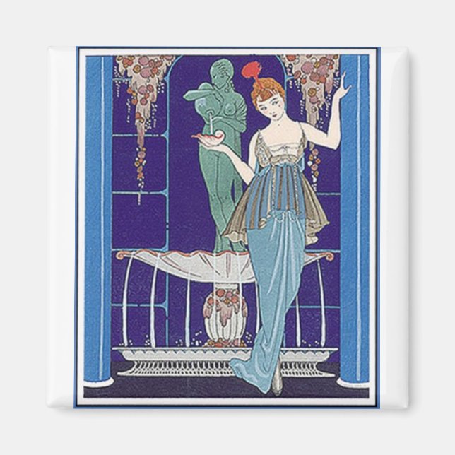 "La Fontaine de Coquillages" Magnet (Framsidan)