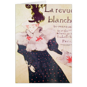 La för Henri de Toulouse-Lautrec Hälsningskort