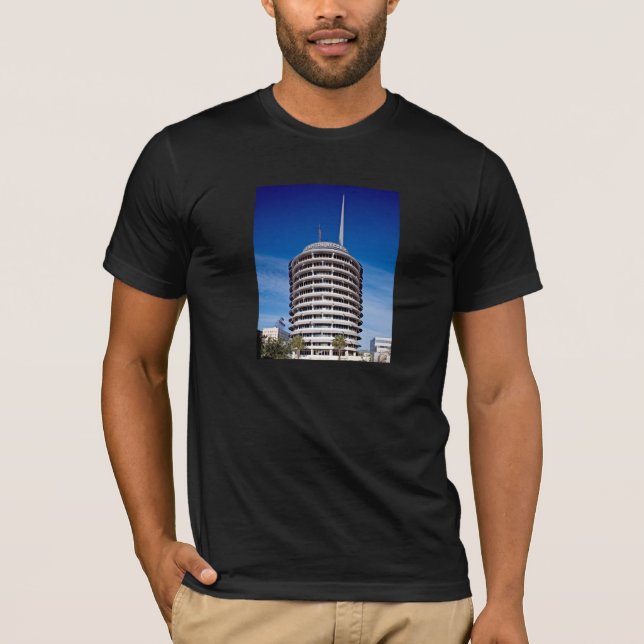 LA för huvudstadrekordtorn T-shirt (Framsida)