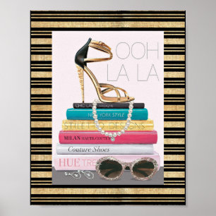 La för vildApple Ooh La - glamorös stilett Poster