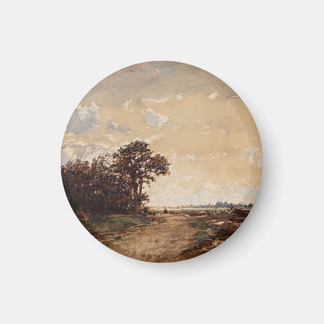 La Forêt De Fontainebleau Aux Environs De Barbizon Magnet (Framsidan)