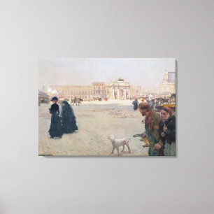 La Förlägga du Carrousel, Paris Canvastryck