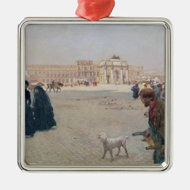 La Förlägga du Carrousel, Paris Julgransprydnad Metall (Framsidan)