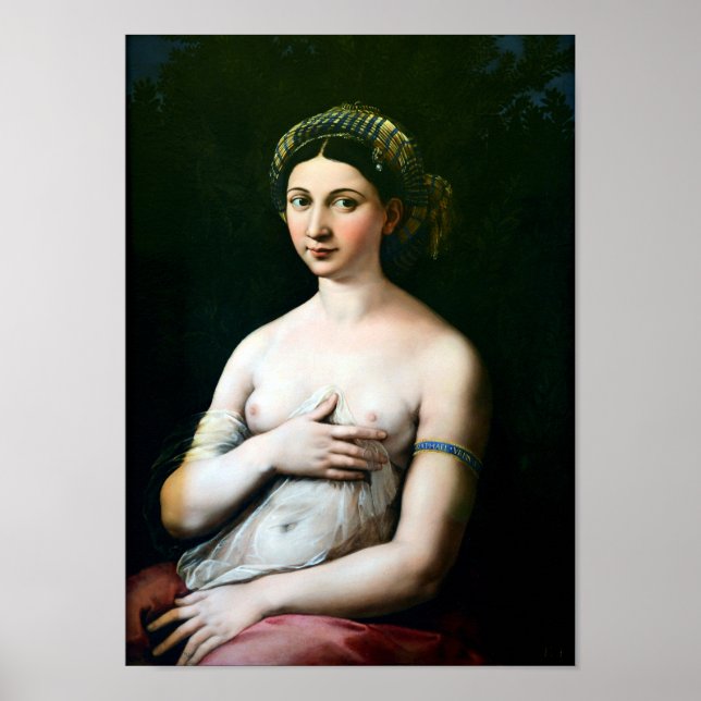 La Fornarina, Raphael Poster (Framsidan)