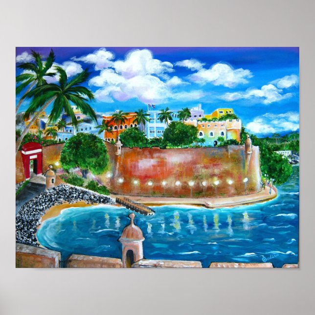 La Fortaleza, San Juan, Puerto Rico Poster (Framsidan)