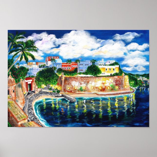 La Fortaleza, San Juan, Puerto Rico Poster (Framsidan)