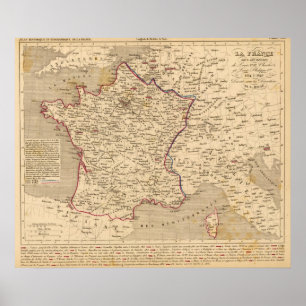 La Frankrike 1814 a 1840 Poster