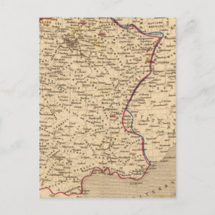 La Frankrike 1814 a 1840 Vykort