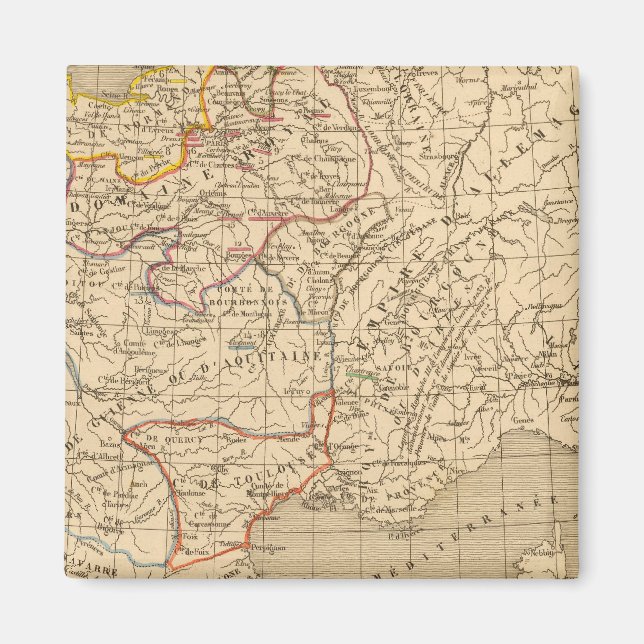 La Frankrike 996 a 1108 Magnet (Framsidan)