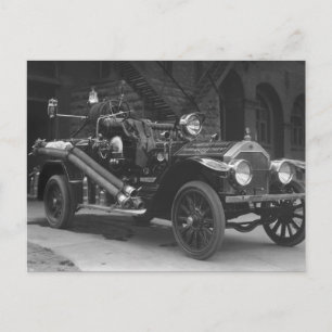 La Frankrike Fire Lastbil 1924 Vykort