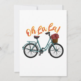 La Fransk Bicycle Funny Fransk Ord