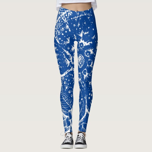 La fuente blu leggings (Framsida)